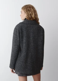 Abrigo Cruzado Jaspeado