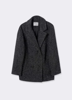 Abrigo Cruzado Jaspeado