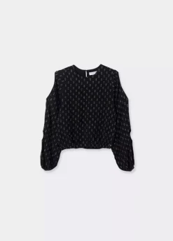 Blusa Aberturas Dobby