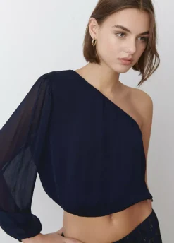 Blusa Asimetrica Choker