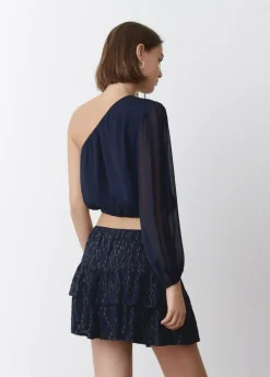 Blusa Asimetrica Choker