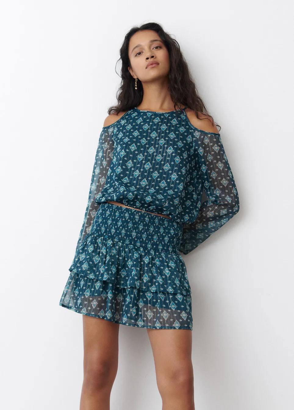 Blusa Hombro Descubierto Ikat