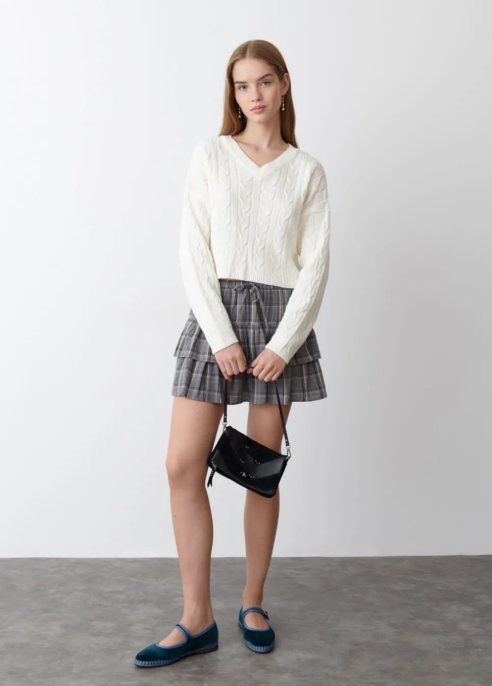 Bolso Solapa Patchwork Piel