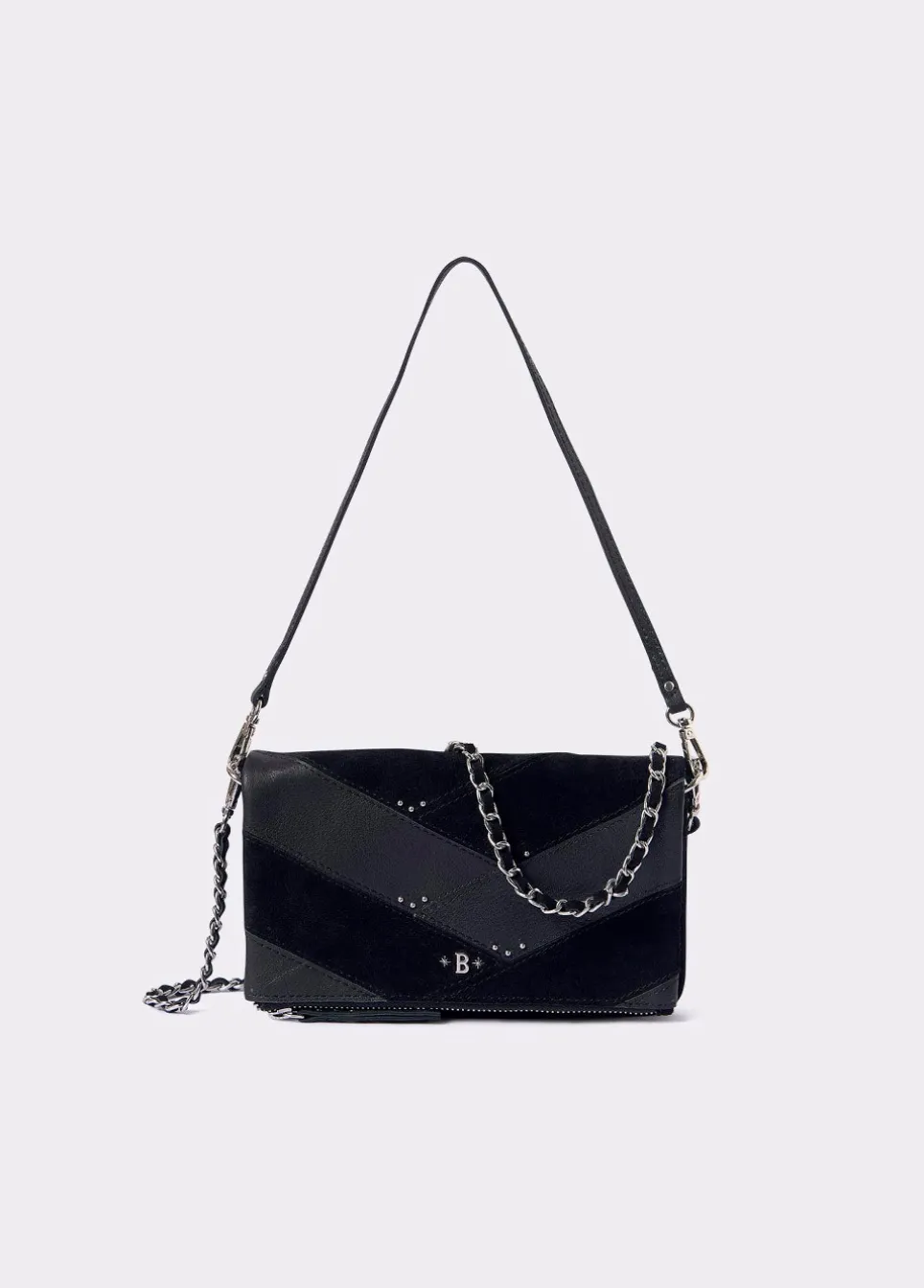 Bolso Solapa Patchwork Piel