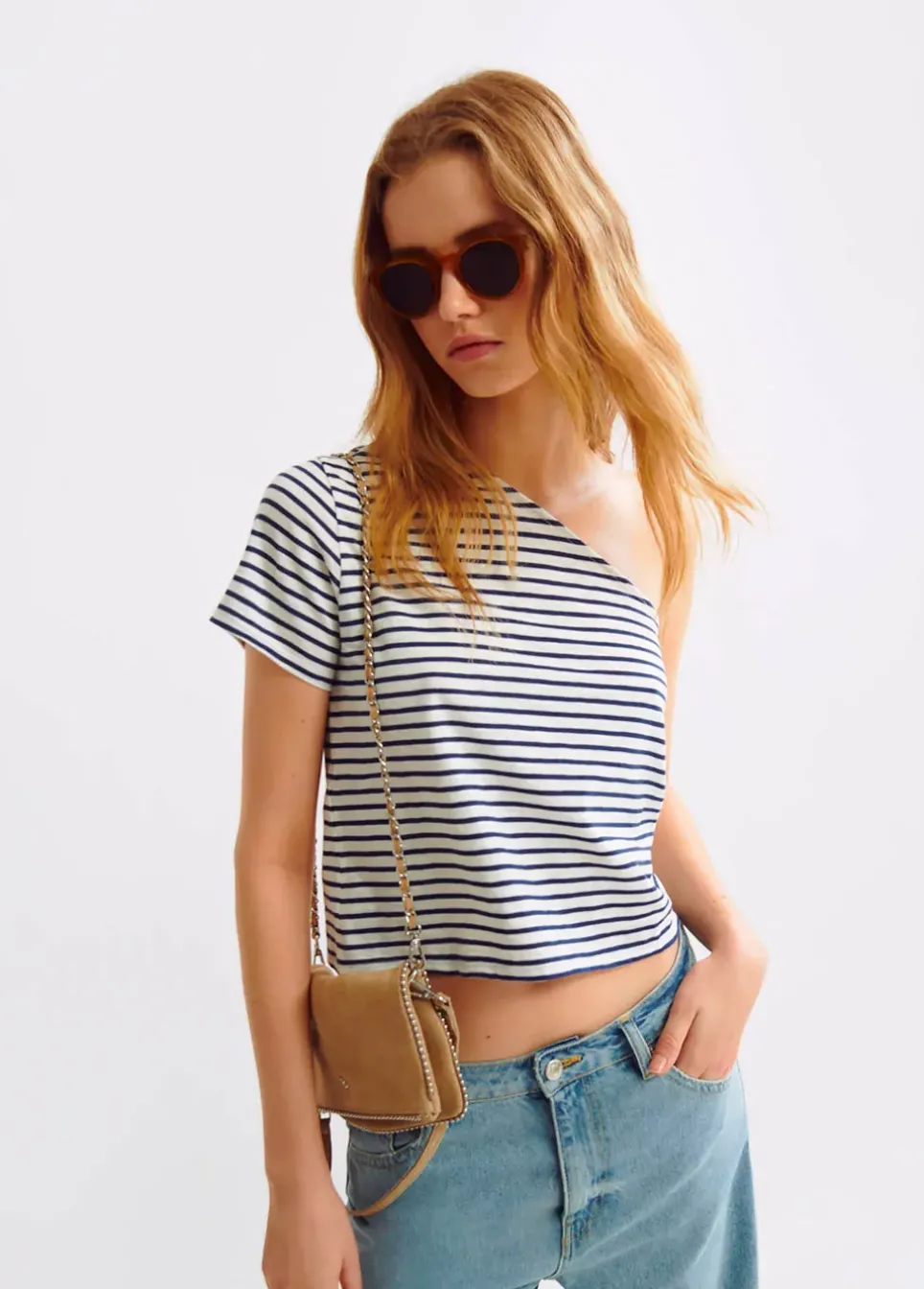 Camiseta Asimetrica Rayas