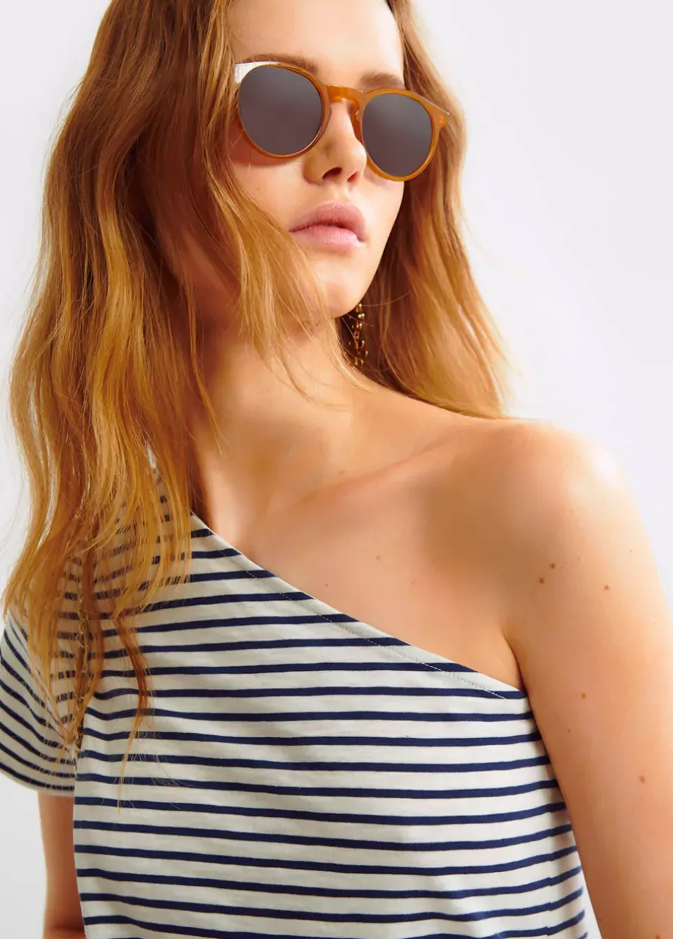 Camiseta Asimetrica Rayas