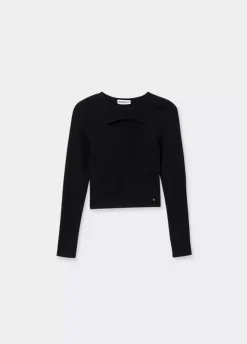 Camiseta Cut Out Canale Manga Larga