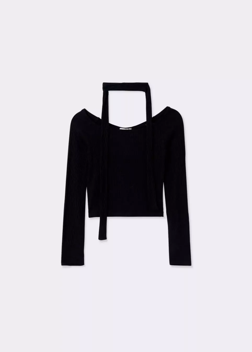 Camiseta Hombros Descubiertos Lazada