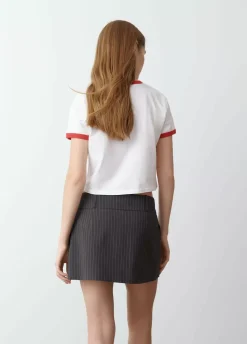 Camiseta Manga Corta Contraste