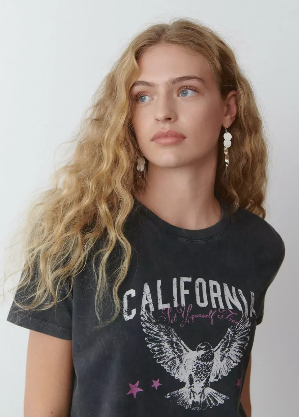 Camiseta Print Aguila Manga Corta