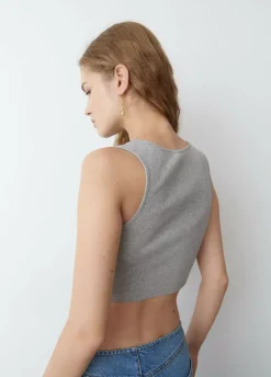 Camiseta Sin Manga Gris