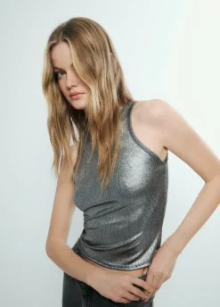 Camiseta Tirantes Rib Foil