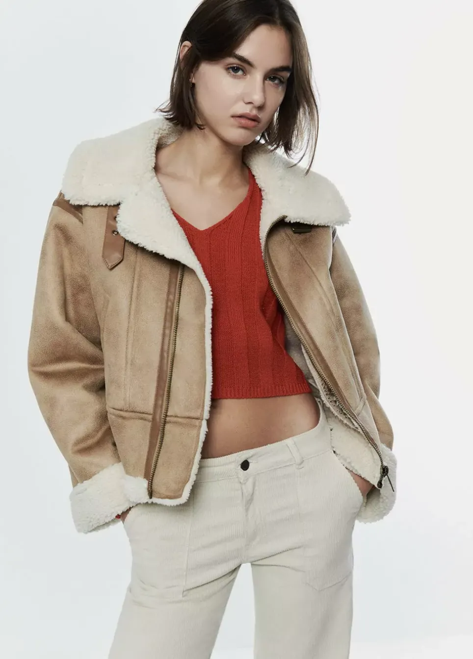 Cazadora Doblefaz Efecto Piel