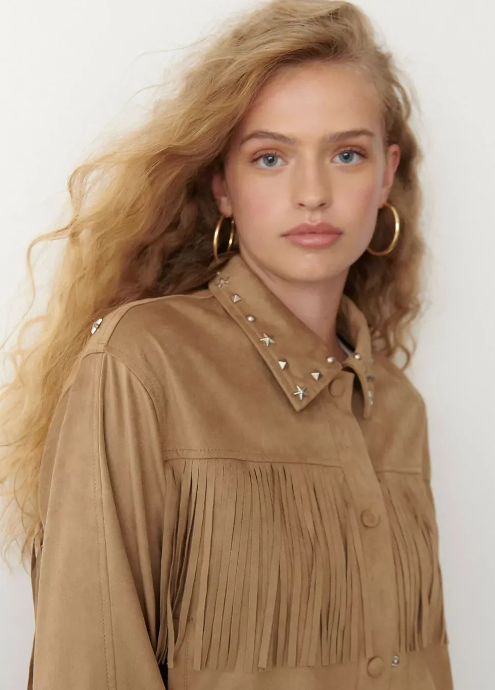 Cazadora Flecos Y Tachas