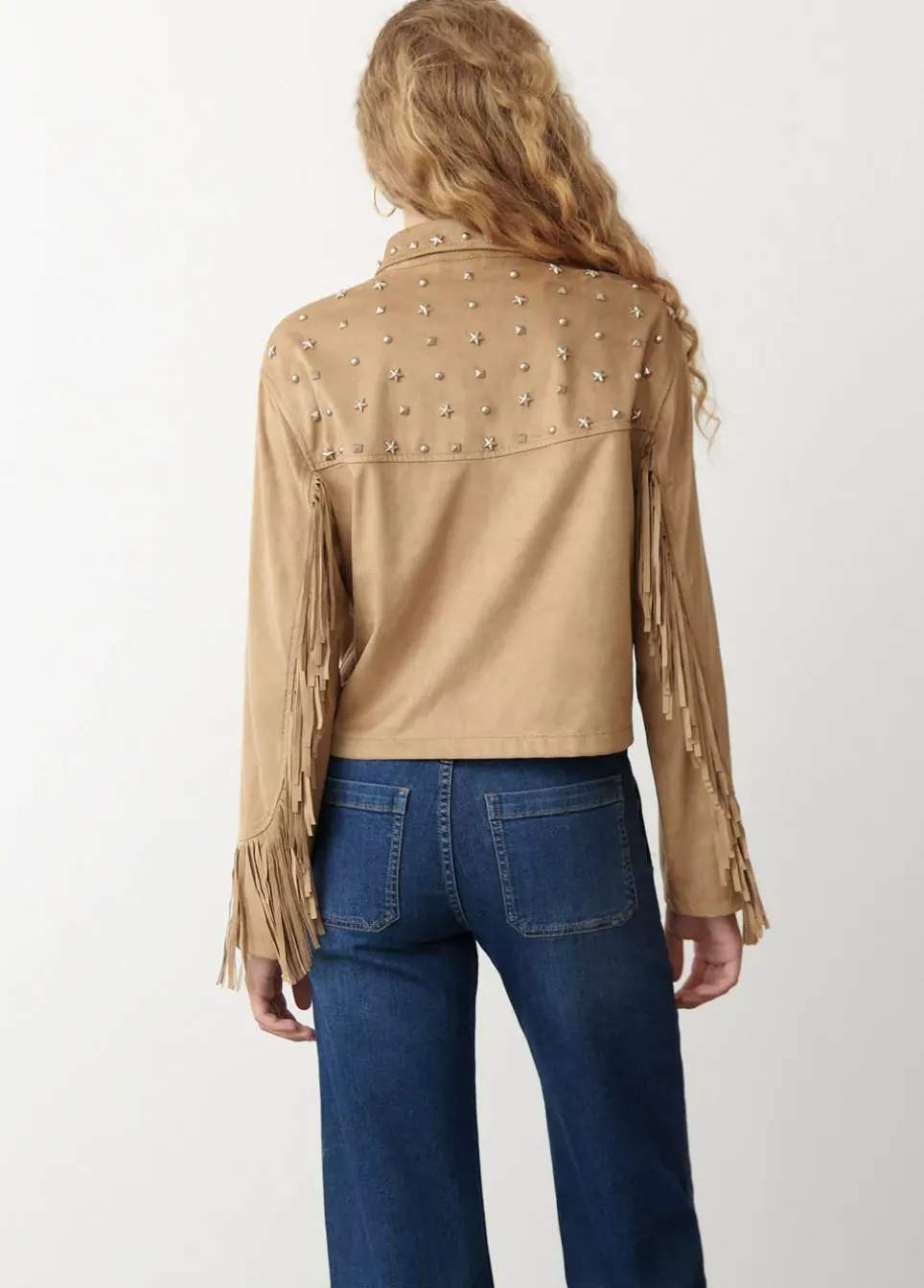 Cazadora Flecos Y Tachas