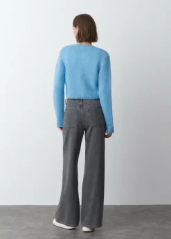 Chaqueta Punto Cuello Redondo