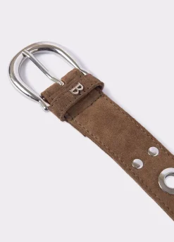 Cinturon Eyelets Piel