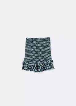 Falda Gomas Estampado Etnico