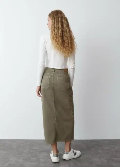 Falda Larga Twill