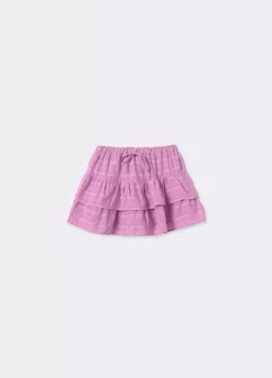 Falda Volantes Textura