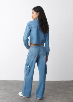 Jeans Cargo Bajo Cintura