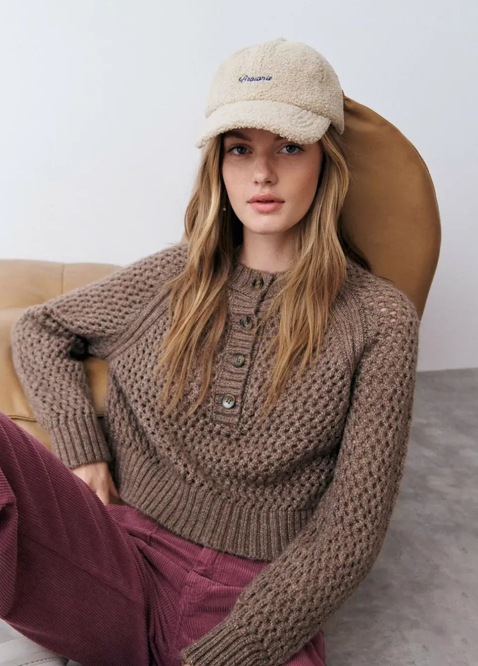 Jersey Calado Botones Cuello