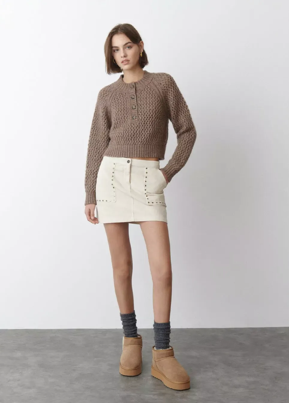 Jersey Calado Botones Cuello