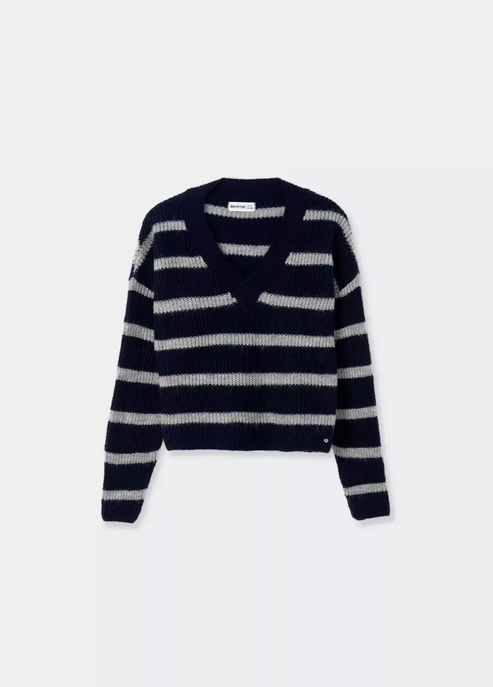 Jersey Cuello Pico Rayas