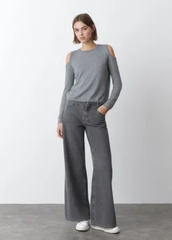 Jersey Hombros Abiertos Punto