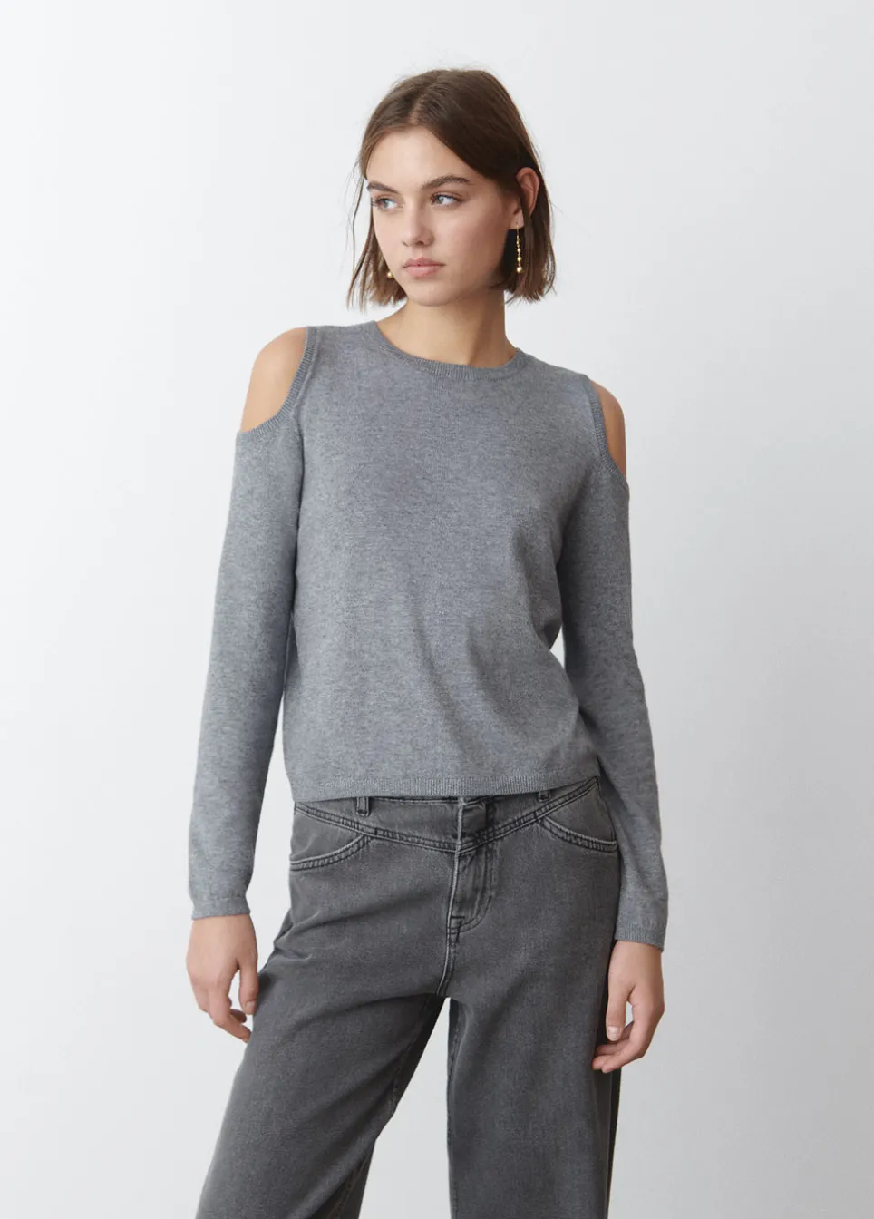 Jersey Hombros Abiertos Punto