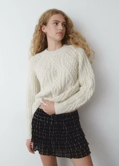 Jersey Trenzas Cuello Redondo