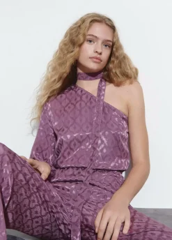 Mono Asimetrico Jacquard