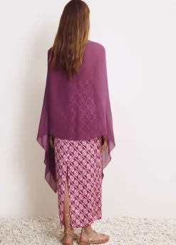 Shawl Liso Berenjena