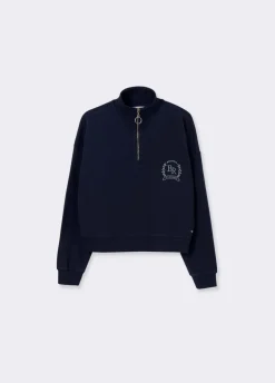 Sudadera Cremallera Bordado