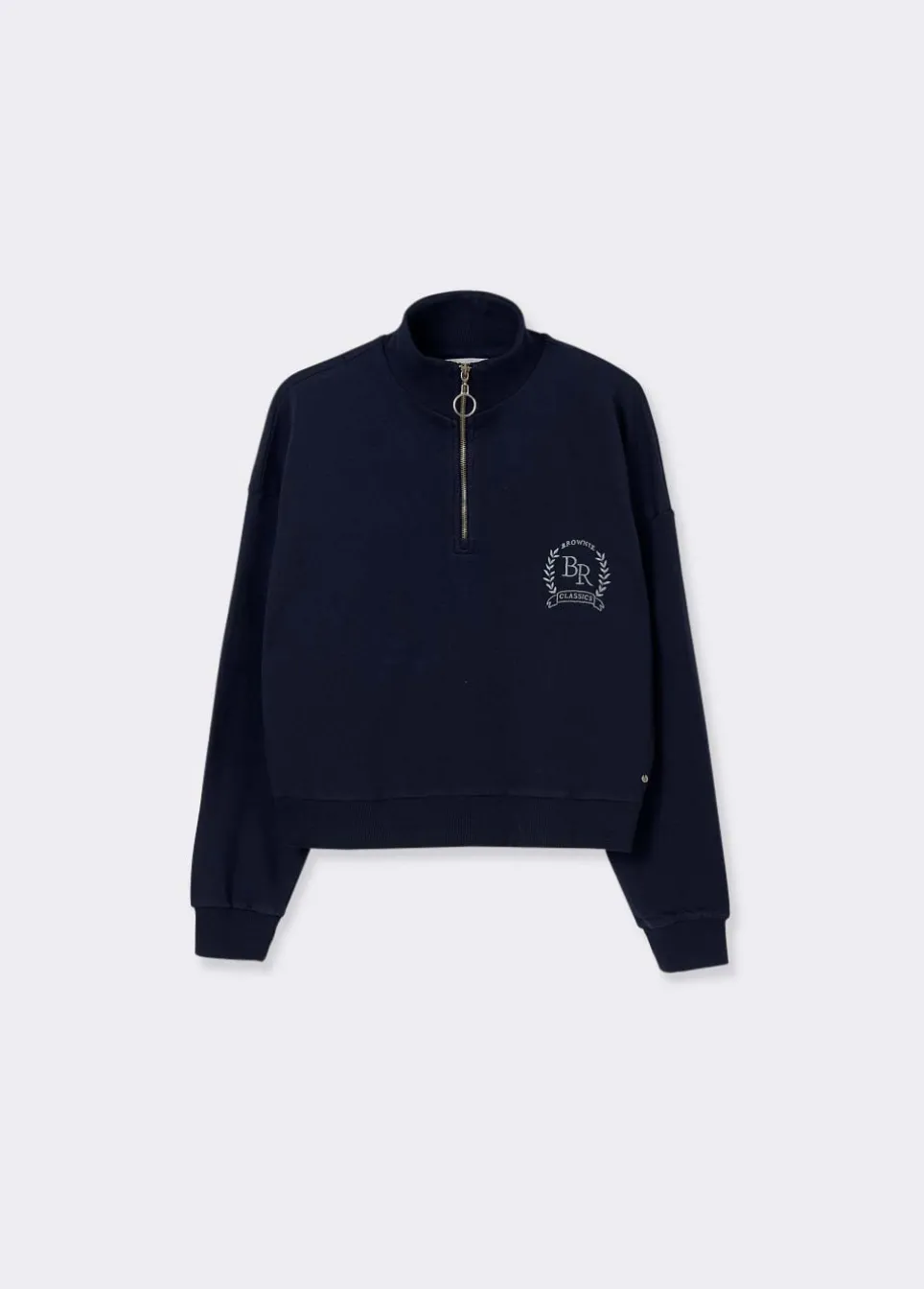 Sudadera Cremallera Bordado