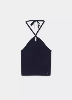 Top Punto Hilo Metalizado