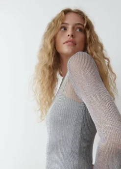 Vestido Calado Hilo Metalizadoiz