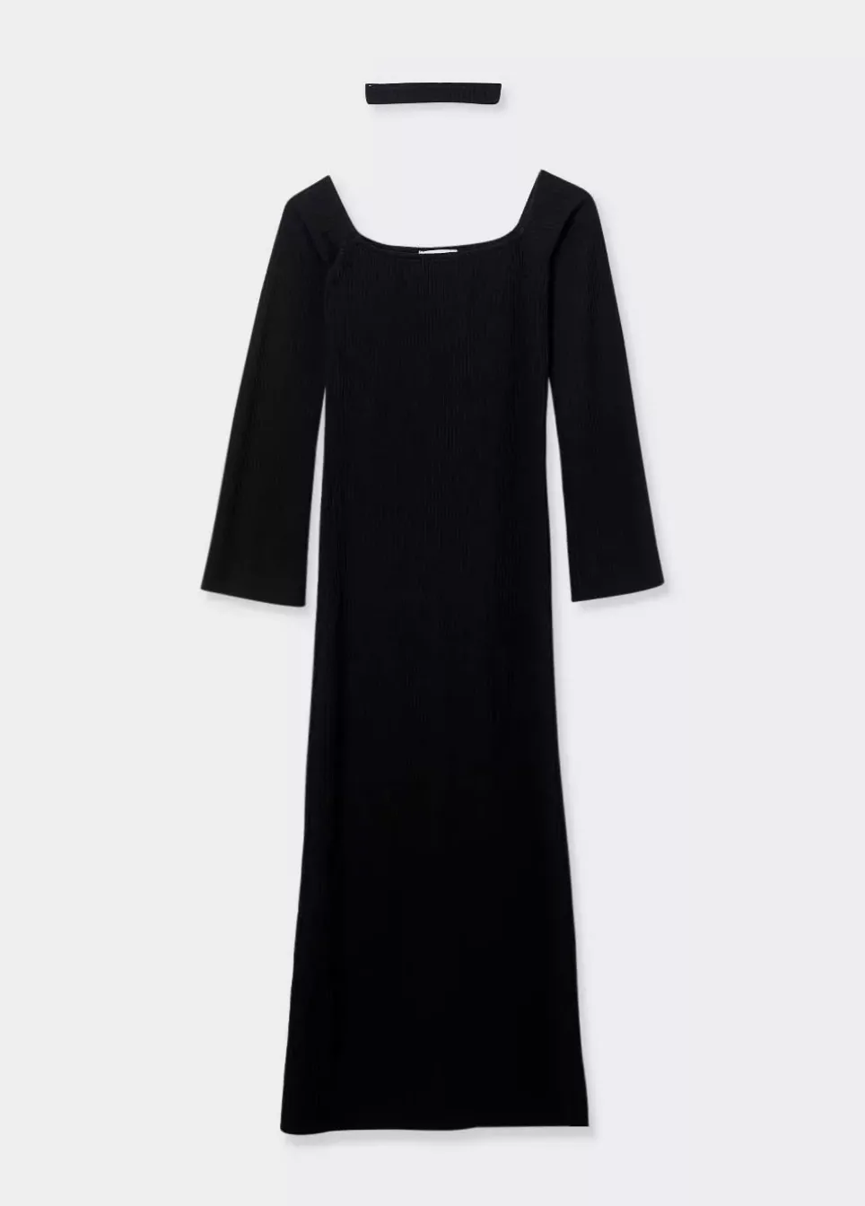 Vestido Largo Escote Hombros