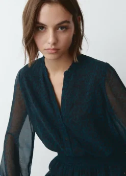 Vestido Largo Mancha Animal