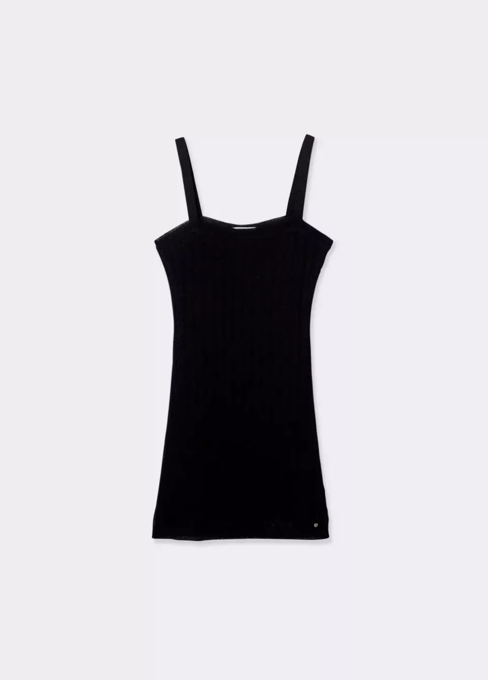 Vestido Punto Cuello Cuadrado