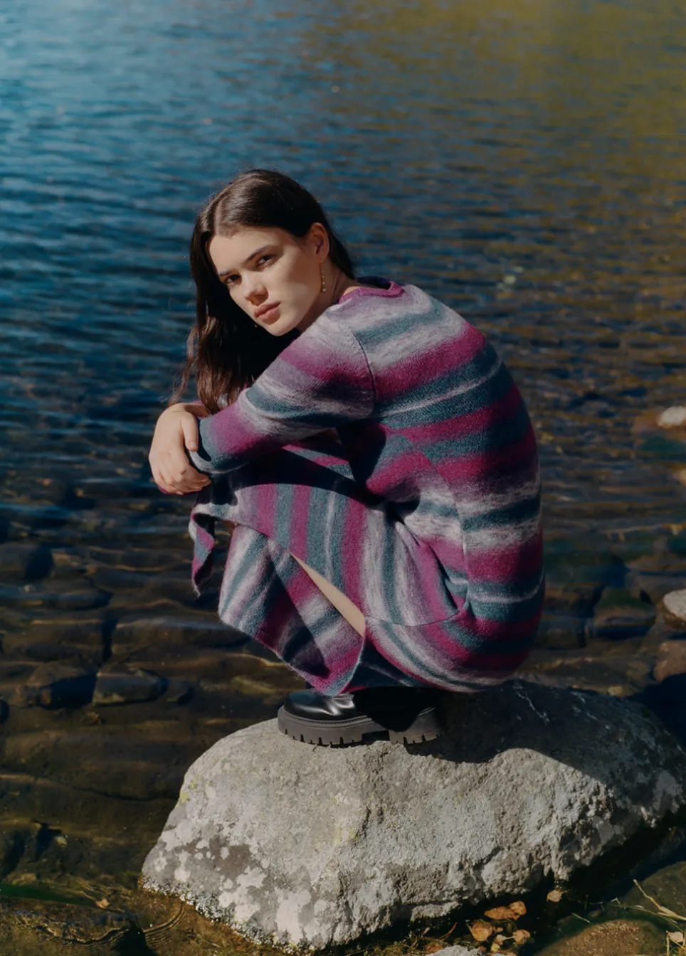 Vestido Space Dyed Largo